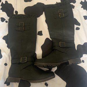 Just Fab Wide Leg Boots